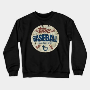 VINTAGE TOPPS BASEBALL THE REAL ONE! TOPPS Crewneck Sweatshirt